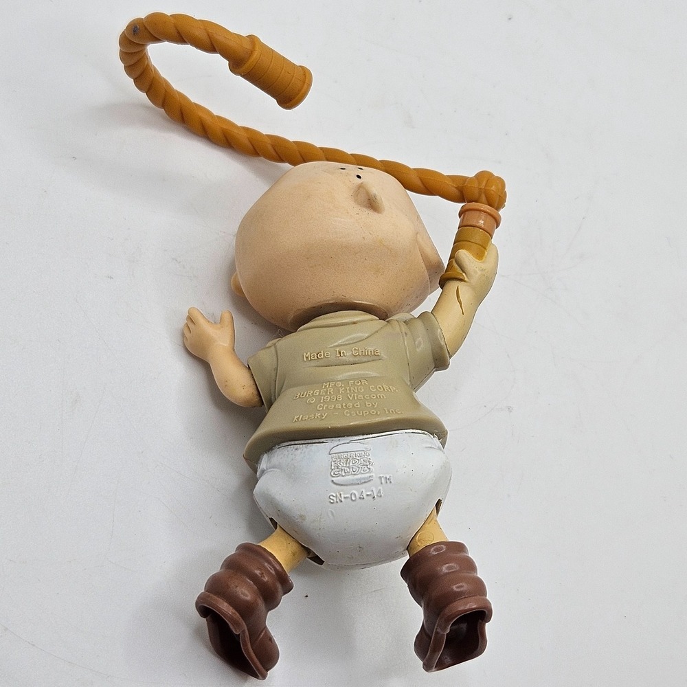 Vintage 1998 Rugrats Tommy Pickles Safari Burger King Kids Club Pull Toy - Picture 5 of 9